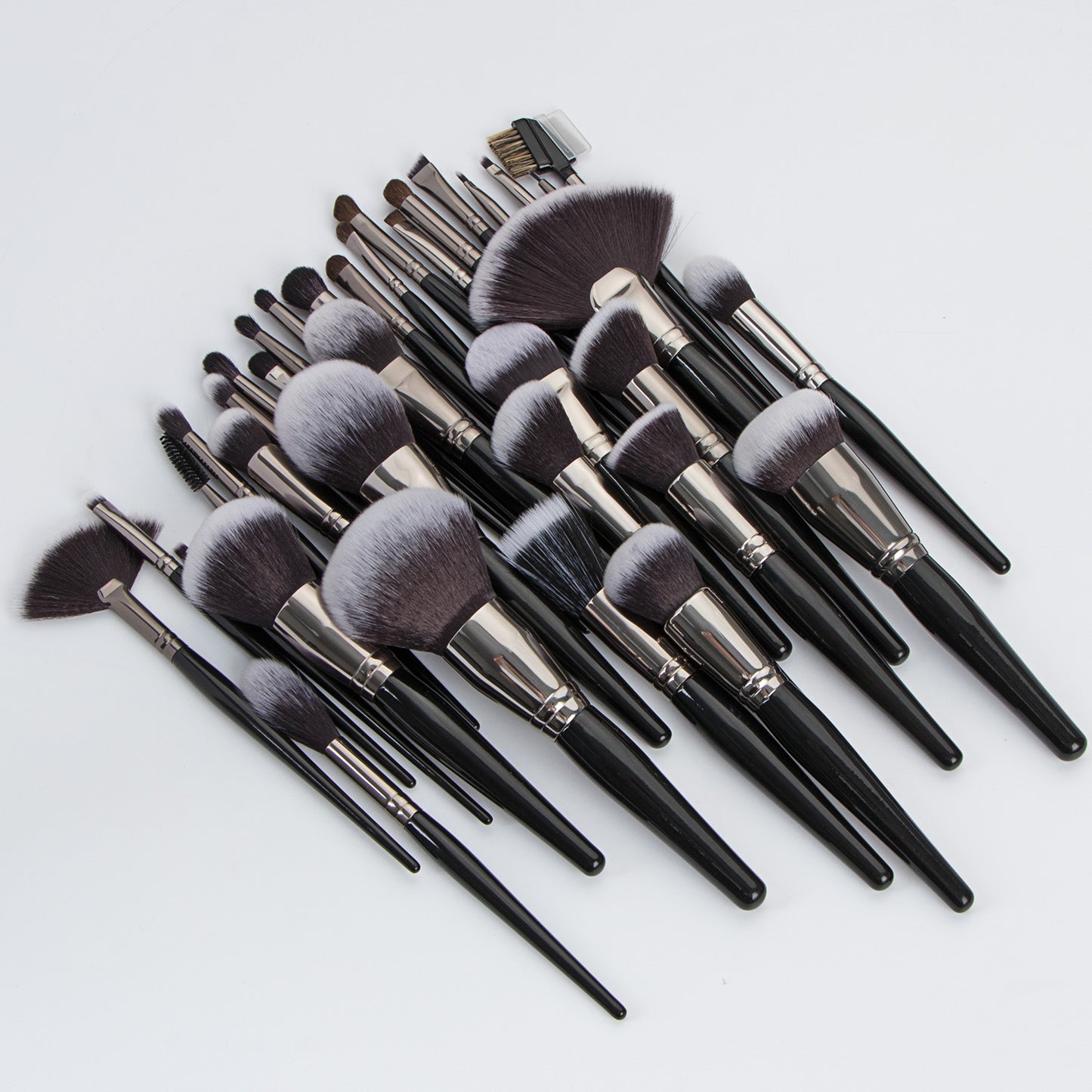 GLANDS 36 pcs Makeup Brushes, Make Up Brush Set Professional, Natural Goat Hair Makeup Brush Foundation Face Powder Blush Eyeshadow Brushes Concealers Eye Make Up Brush Set