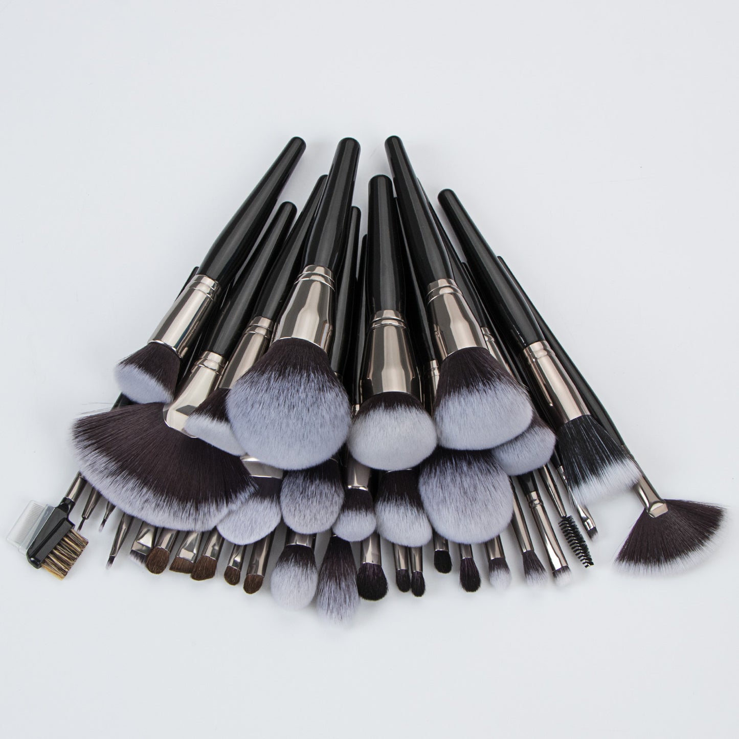 GLANDS 36 pcs Makeup Brushes, Make Up Brush Set Professional, Natural Goat Hair Makeup Brush Foundation Face Powder Blush Eyeshadow Brushes Concealers Eye Make Up Brush Set